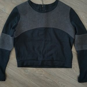 Nike Black and Gray Sweatshirt